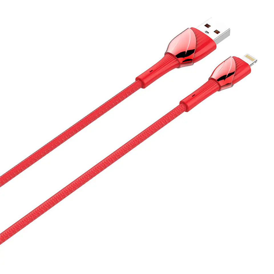 ⁨Kabel Lightning LDNIO LS661 30W, 1m Czerwony⁩ w sklepie Wasserman.eu