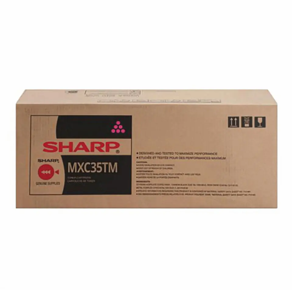 ⁨Sharp oryginalny toner MX-C35TM, magenta, 6000s⁩ w sklepie Wasserman.eu