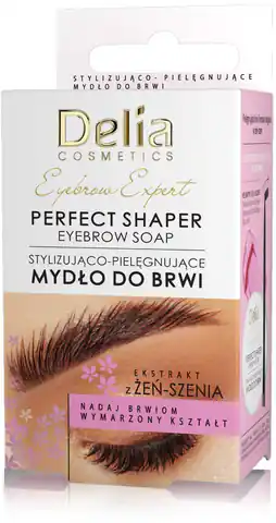 ⁨Delia Cosmetics Eyebrow Expert Stylizująco-Pielęgnujące Mydło do brwi - brązowe 10ml⁩ w sklepie Wasserman.eu