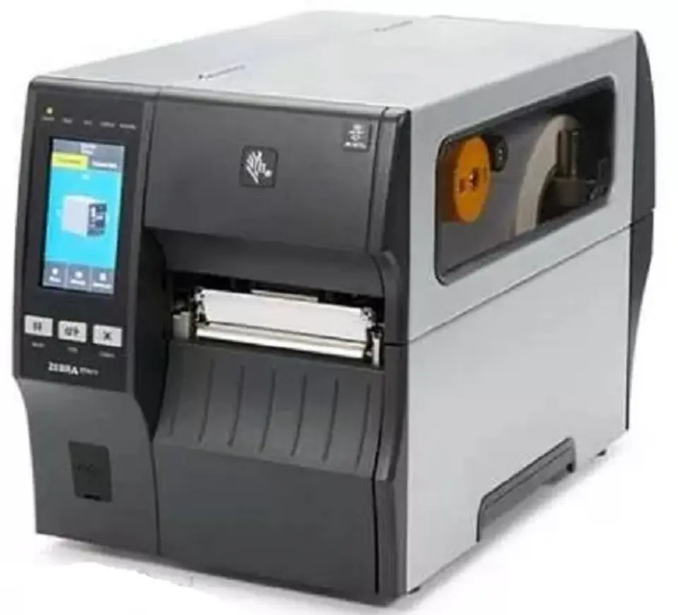 ⁨TT Printer ZT411; 4", 300 dpi, Euro and UK cord, Serial, USB, 10/100 Ethernet, Bluetooth 4.1/MFi, USB Host, Cutter w/ Catch Tray, EZPL⁩ w sklepie Wasserman.eu