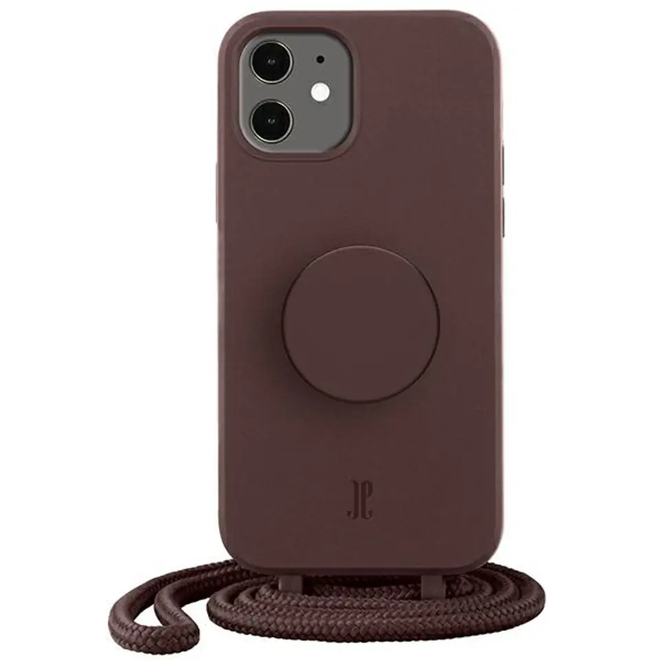 ⁨Etui JE PopGrip iPhone 11/Xr 6,1" truflowy/truffle 30079 (Just Elegance)⁩ w sklepie Wasserman.eu