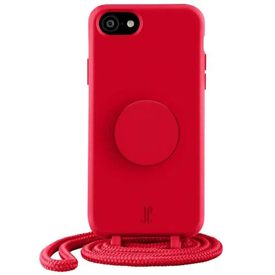 ⁨Etui JE PopGrip iPhone 7/8/SE 2020/2022 czerwony/cyber red 30009 (Just Elegance)⁩ w sklepie Wasserman.eu