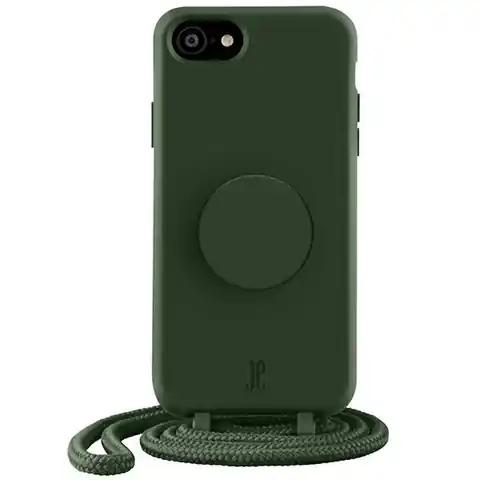 ⁨Etui JE PopGrip iPhone 7/8/SE 2020/2022 zielony/greener pastures 30008 (Just Elegance)⁩ w sklepie Wasserman.eu