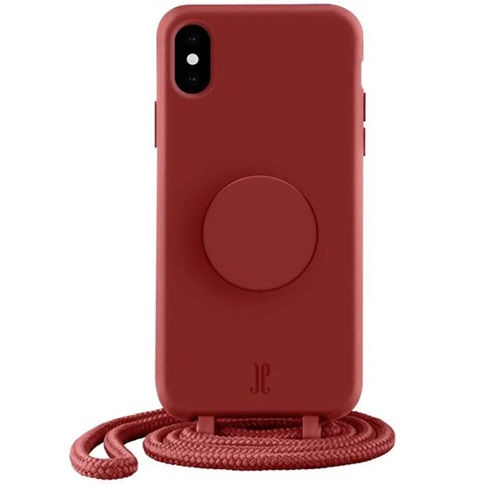 ⁨Etui JE PopGrip iPhone X/XS herbaciano różowy/tea rose 30020 (Just Elegance)⁩ w sklepie Wasserman.eu