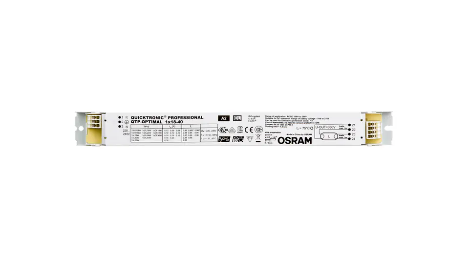 ⁨Statecznik elektroniczny QTP-OPTIMAL 1X18-40/220-240 4008321873743⁩ w sklepie Wasserman.eu