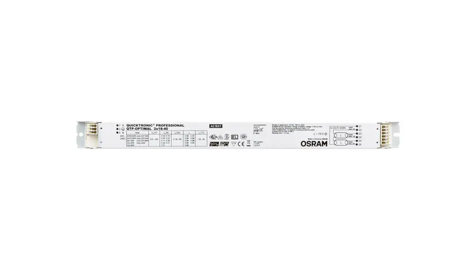 ⁨Statecznik elektroniczny QTP-OPTIMAL 2X18-40/220-240 4008321873767⁩ w sklepie Wasserman.eu