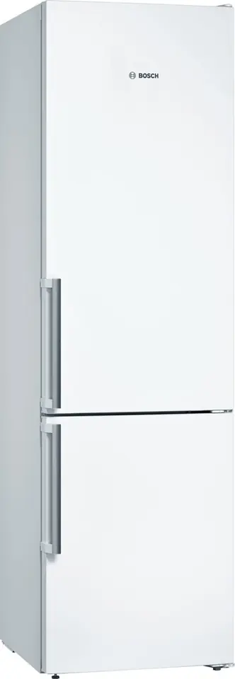 ⁨Bosch Serie 4 KGN39VWEQ fridge-freezer Freestanding 368 L E White⁩ at Wasserman.eu