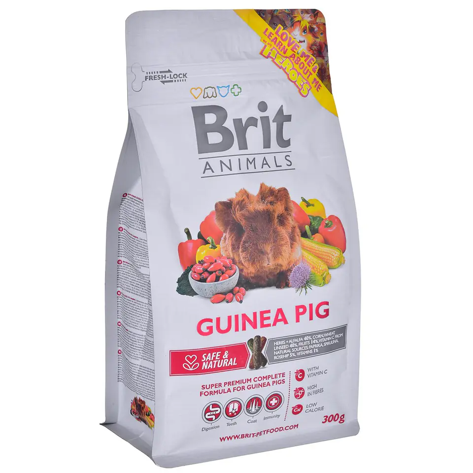 ⁨BRIT Animals Guinea Pig Complete - dry food for guinea pigs - 300 g⁩ at Wasserman.eu