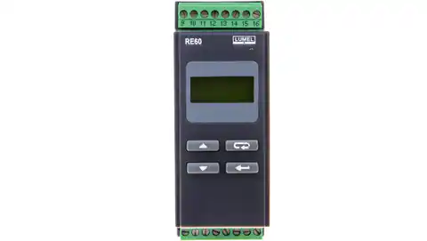 ⁨Temperature controller for rail input PT100 0-250st. C main relay output, alarm output, 2 relays, power supply 230⁩ at Wasserman.eu