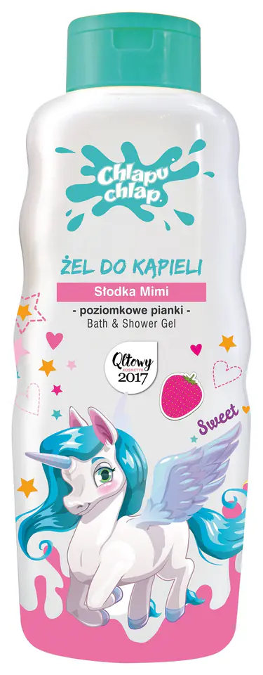 ⁨CHLAPU CHLAP Żel do kąpieli Słodka Mimi - poziomkowe pianki 710ml⁩ w sklepie Wasserman.eu