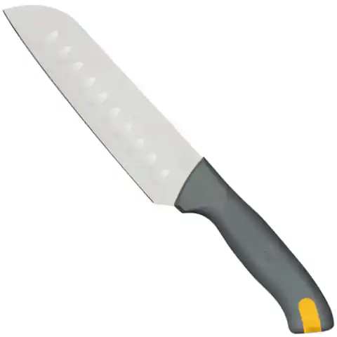 ⁨Nóż szefa kuchni Santoku ze szlifem kulowym dł. 180 mm HACCP GASTRO - Hendi 840481⁩ w sklepie Wasserman.eu