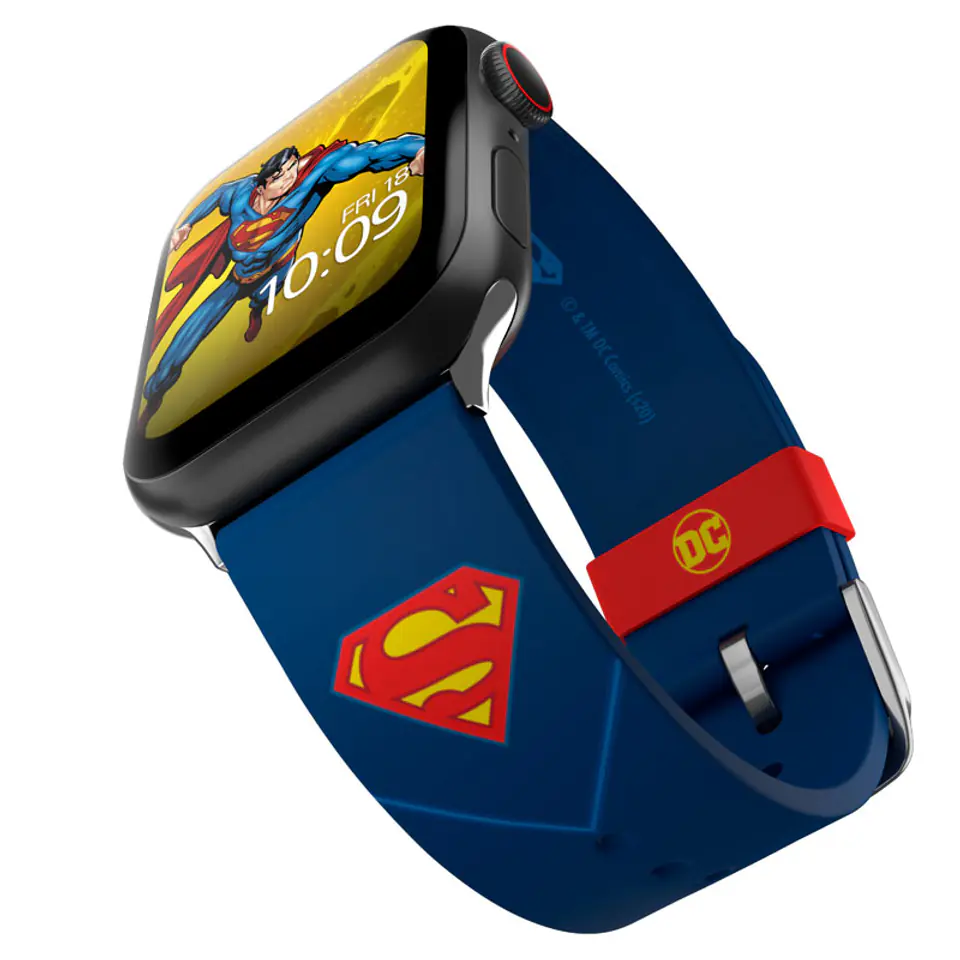 ⁨DC Comics - Pasek do Apple Watch 38/40/41/42/44/45/49 mm (Superman Tactical)⁩ w sklepie Wasserman.eu