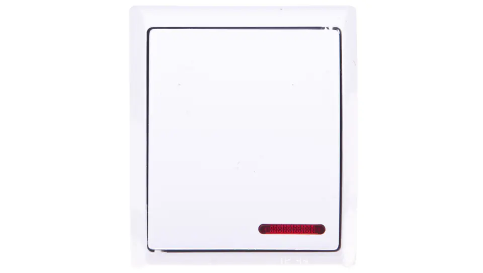 ⁨FALA Hermetic switch single IP44 with backlight white ŁNH-1HS/00⁩ at Wasserman.eu