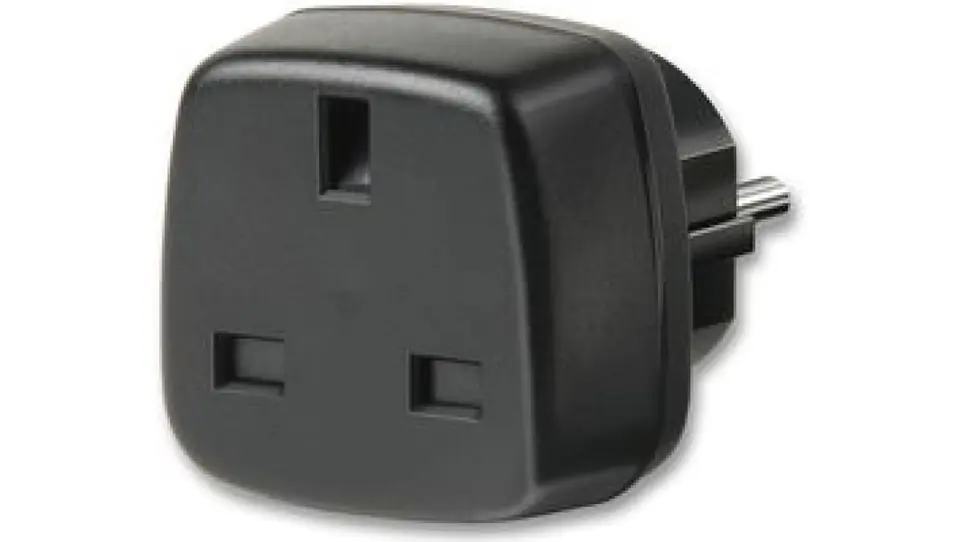 Travel Adapter United Kingdom - Uni-Schuko 1508530 at Wasserman.eu