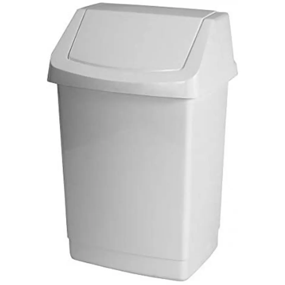 ⁨Kosz na śmieci uchylny 25l CURVER CLICK-IT biały 04044⁩ w sklepie Wasserman.eu