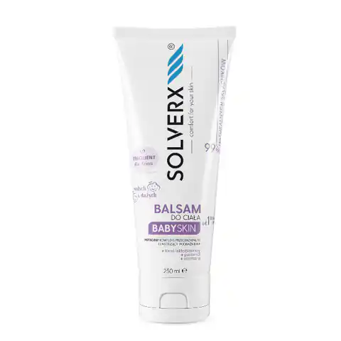 ⁨SOLVERX Baby Skin Balsam-Emolient do ciała dla dzieci 250ml⁩ w sklepie Wasserman.eu