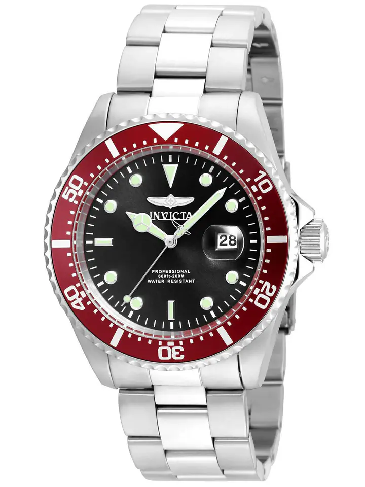 ⁨ZEGAREK MĘSKI INVICTA PRO DIVER 22020 - WR200m, koperta 43mm (zv002e)⁩ w sklepie Wasserman.eu