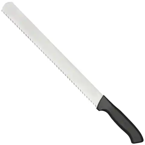 ⁨Cold cuts ham knife serrated 300 mm LONG ECCO - Hendi 840825⁩ at Wasserman.eu