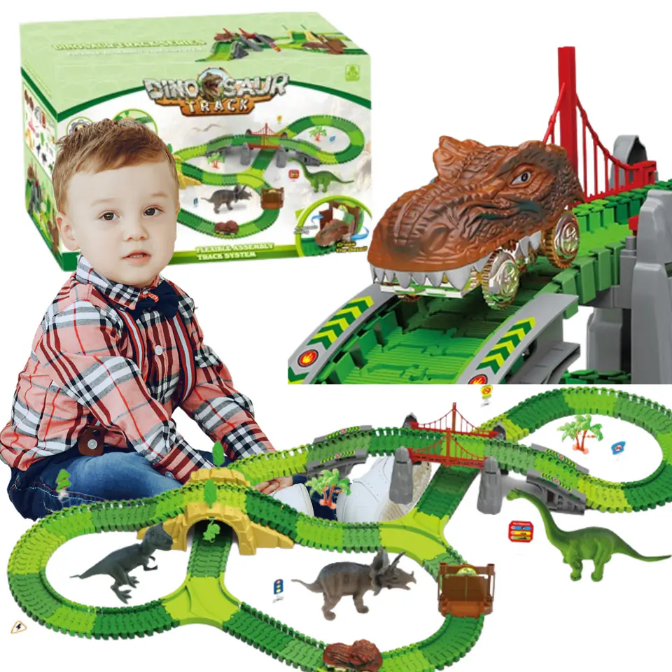 TOR WYŚCIGOWY DINOZAUR DINO PARK 270 EL XXXL 360cm w sklepie Wasserman.eu