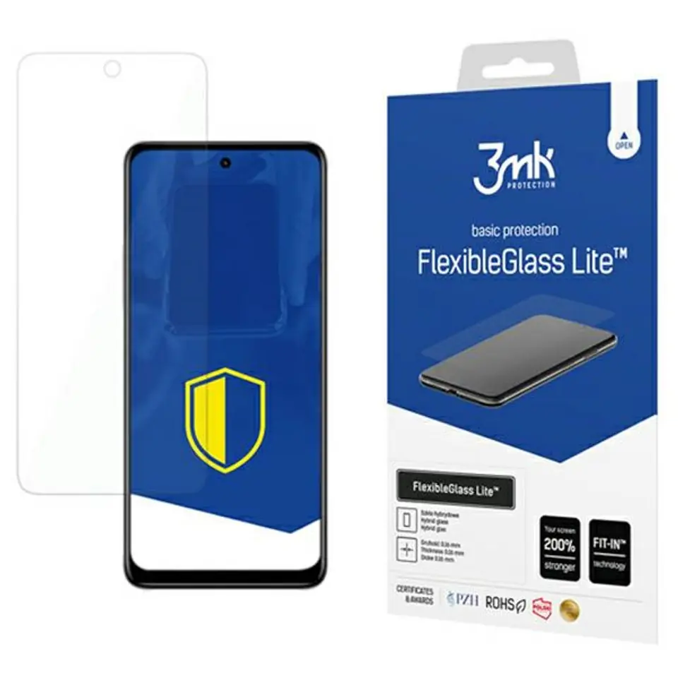 ⁨3MK FlexibleGlass Lite Motorola Moto E32 Szkło Hybrydowe Lite⁩ w sklepie Wasserman.eu