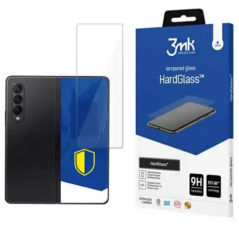 ⁨3MK HardGlass Sam Z Fold 3 5G (Front) czarny/black, Fullscreen Glass⁩ w sklepie Wasserman.eu