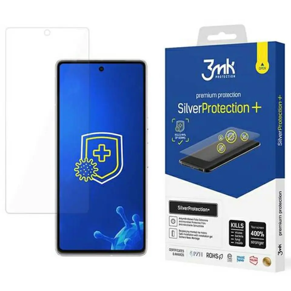 ⁨3MK Silver Protect+ Google Pixel 7 5G Folia Antymikrobowa montowana na mokro⁩ w sklepie Wasserman.eu