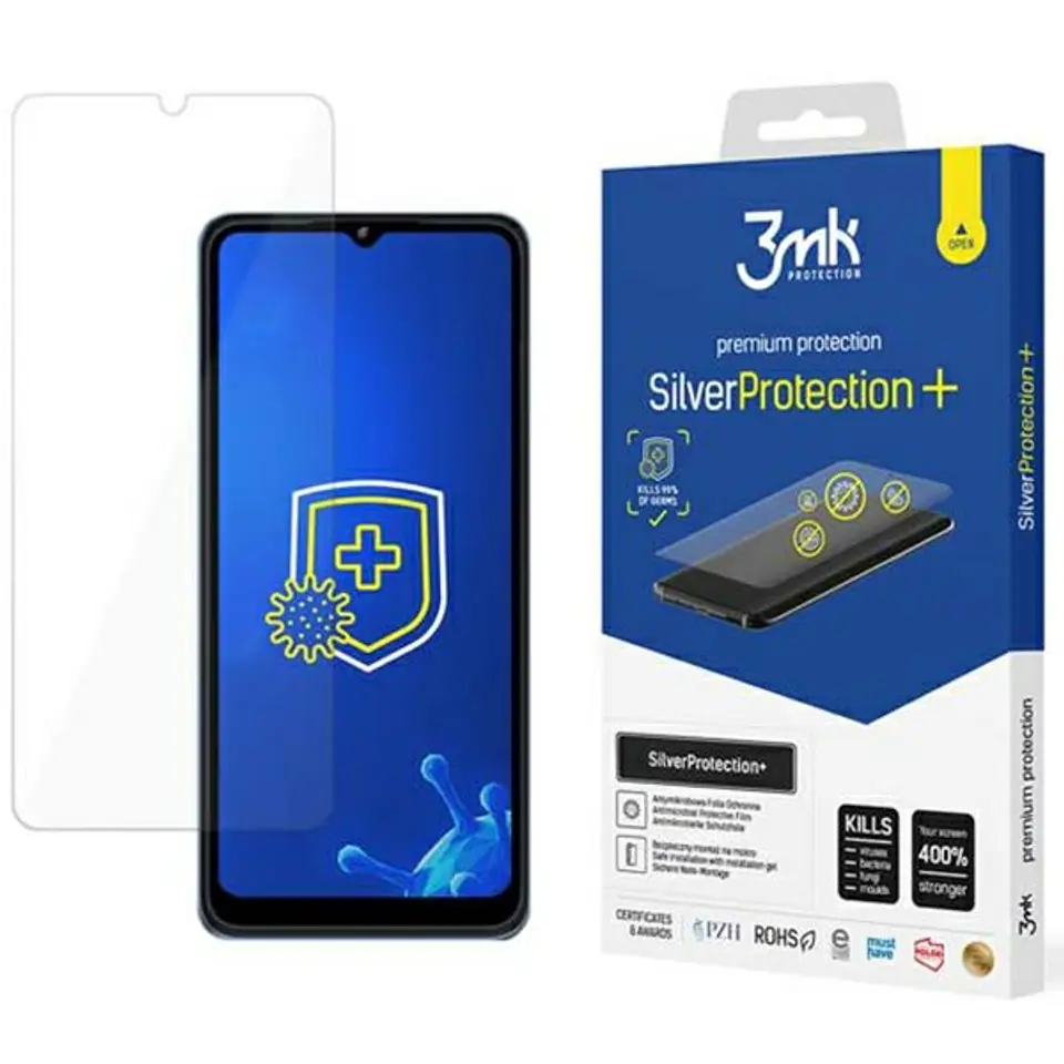 ⁨3MK Silver Protect+ T-Mobile T Phone Pro 5G / Revvl 6 Pro 5G Folia Antymikrobowa montowana na mokro⁩ w sklepie Wasserman.eu