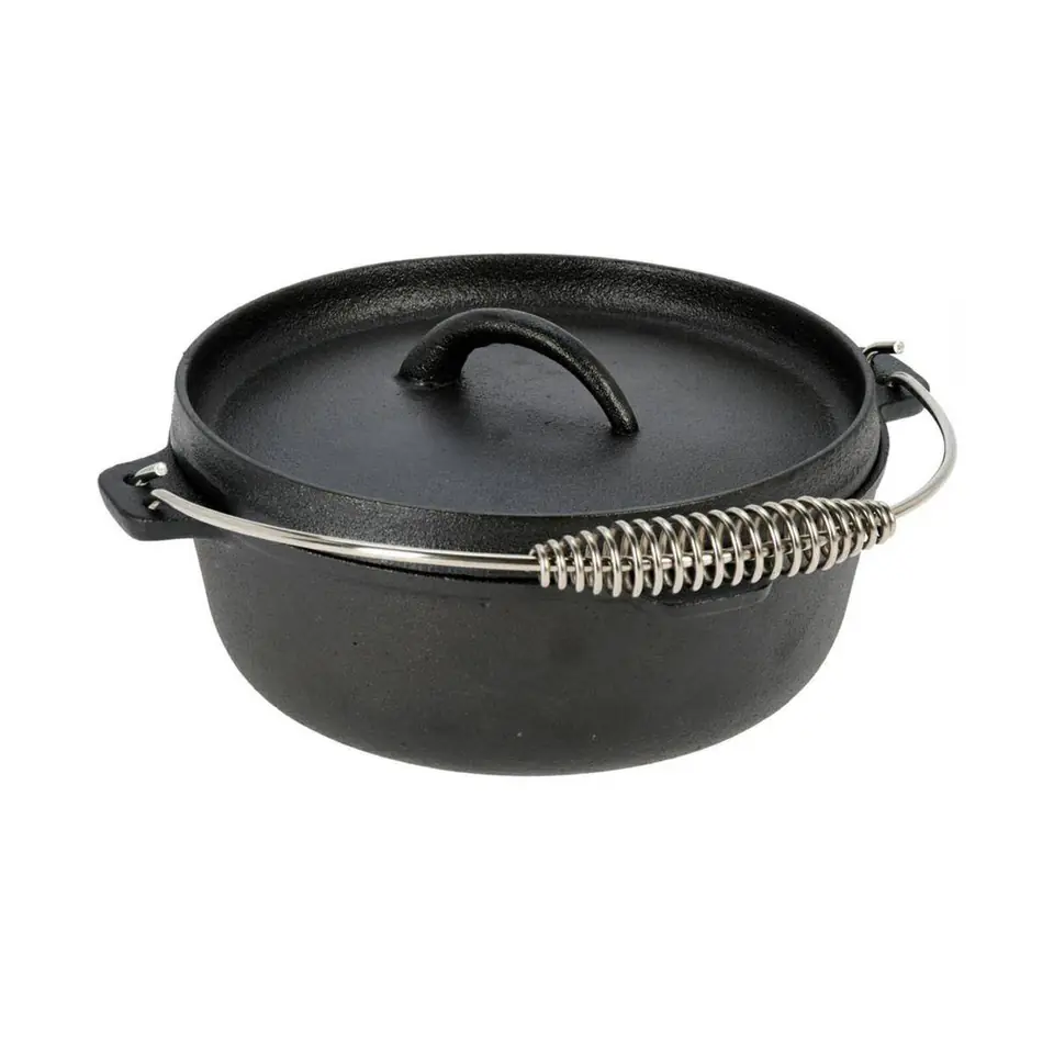 Garnek żeliwny z pokrywą 20 cm w sklepie Wasserman.eu