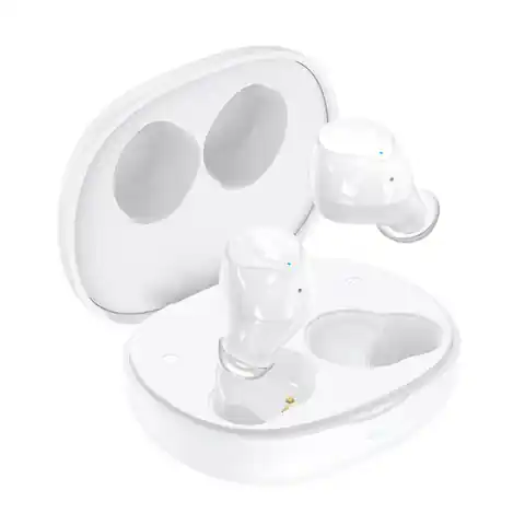 ⁨Słuchawki bezprzewodowe TWS Pisen LV08JL (białe)⁩ w sklepie Wasserman.eu
