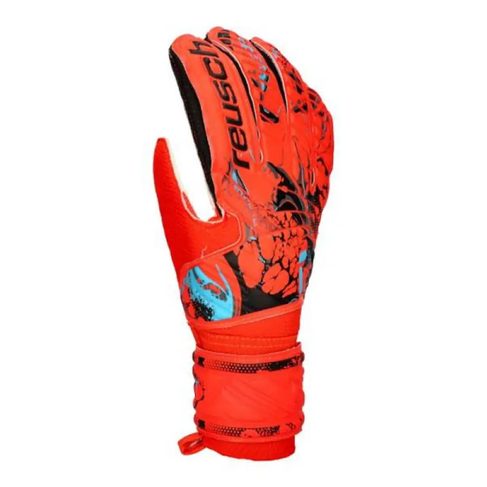 ⁨Rękawice bramkarskie Reusch Attrakt Solid M 5370515 (kolor Czerwony, rozmiar 11)⁩ w sklepie Wasserman.eu