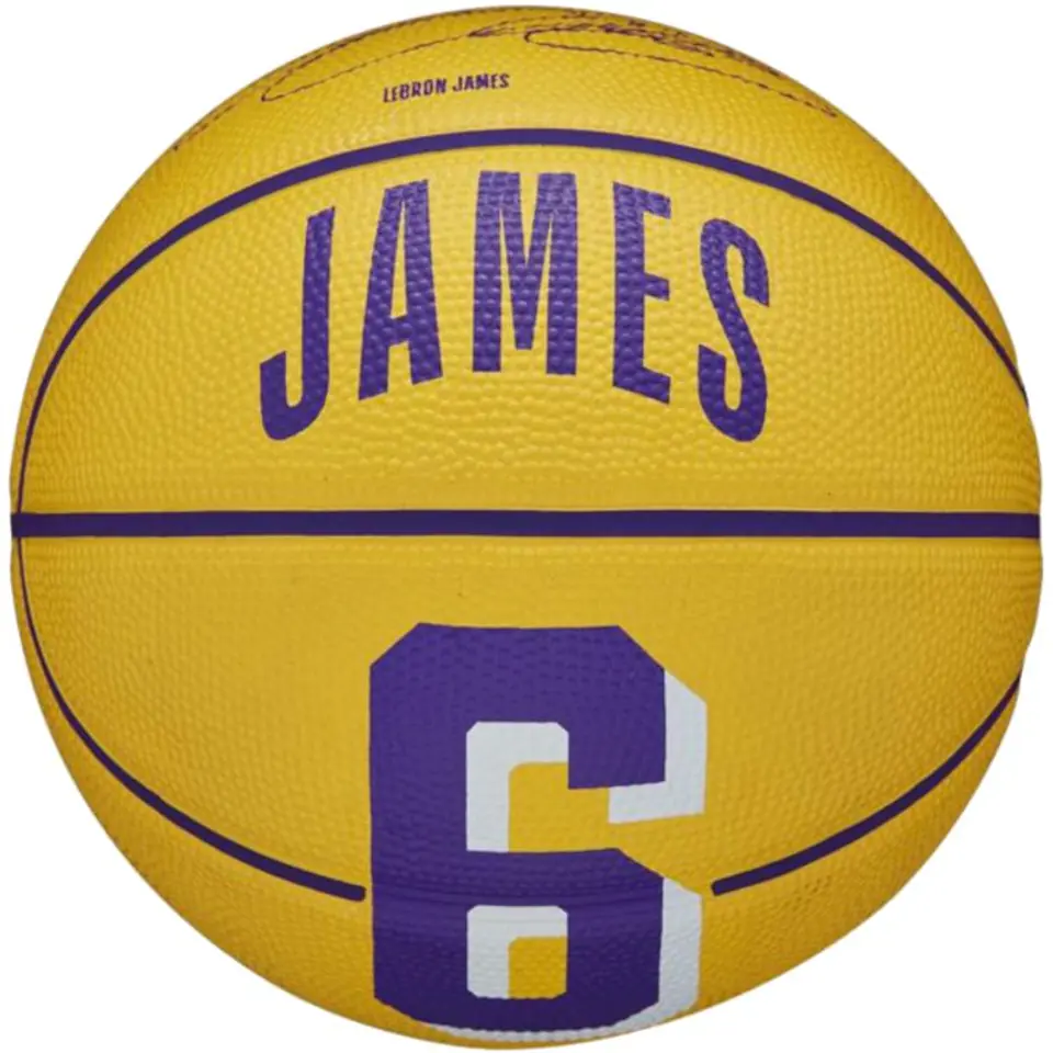 ⁨Piłka Wilson NBA Player Icon Stephen Curry Mini Ball (kolor Żółty, rozmiar 3)⁩ w sklepie Wasserman.eu