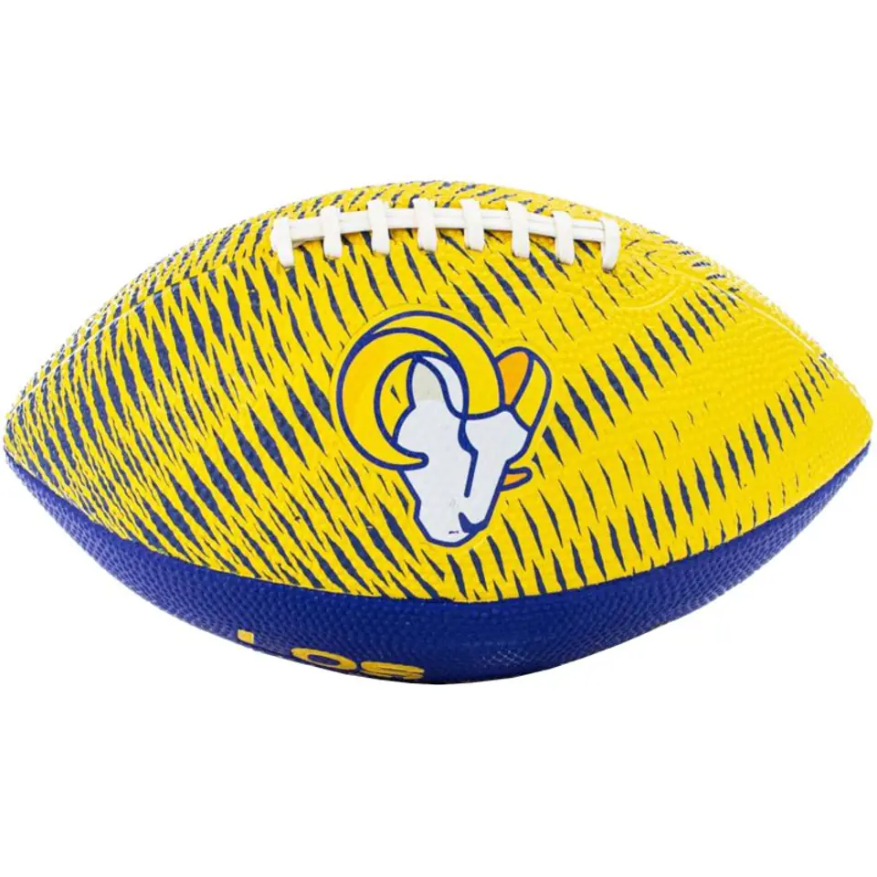 ⁨Piłka Wilson NFL Team Tailgate Los Angeles Rams Jr Ball (kolor Żółty, rozmiar 7)⁩ w sklepie Wasserman.eu