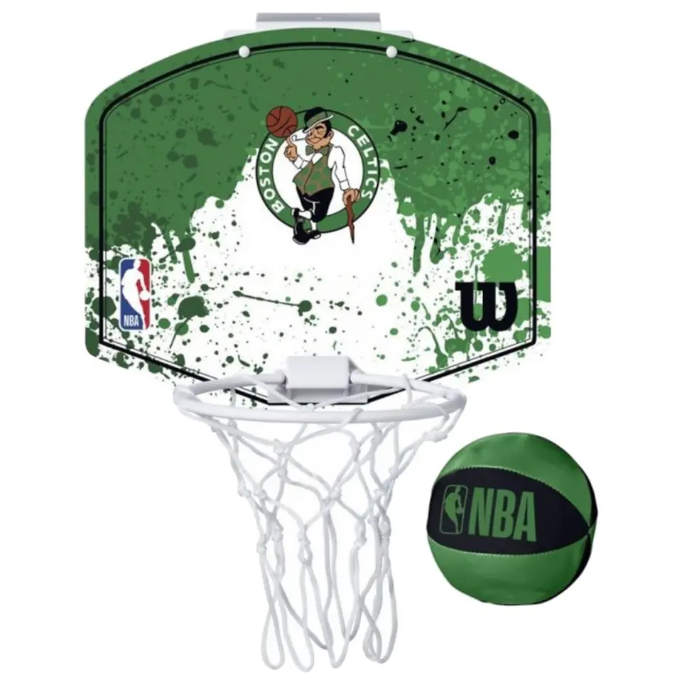 ⁨Tablica do koszykówki Wilson NBA Team Boston Celtics Mini Hoop (kolor Zielony, rozmiar One size)⁩ w sklepie Wasserman.eu