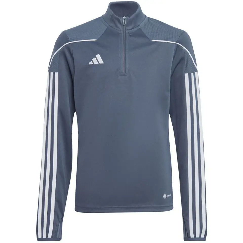 ⁨Bluza dla dzieci adidas Tiro 23 League Training Top szaro-biała HS3491 128cm⁩ at Wasserman.eu