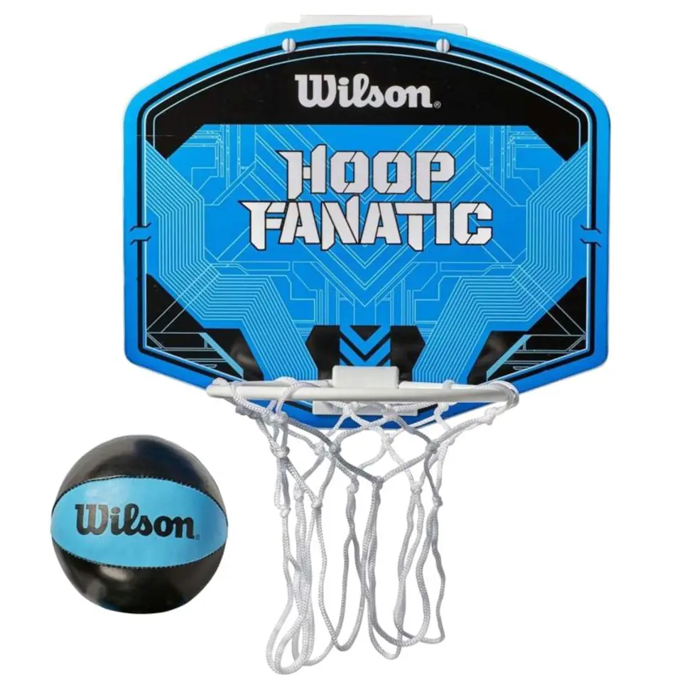 ⁨Tablica do koszykówki Wilson Hoop Fanatic Mini Hoop (kolor Niebieski, rozmiar One size)⁩ w sklepie Wasserman.eu