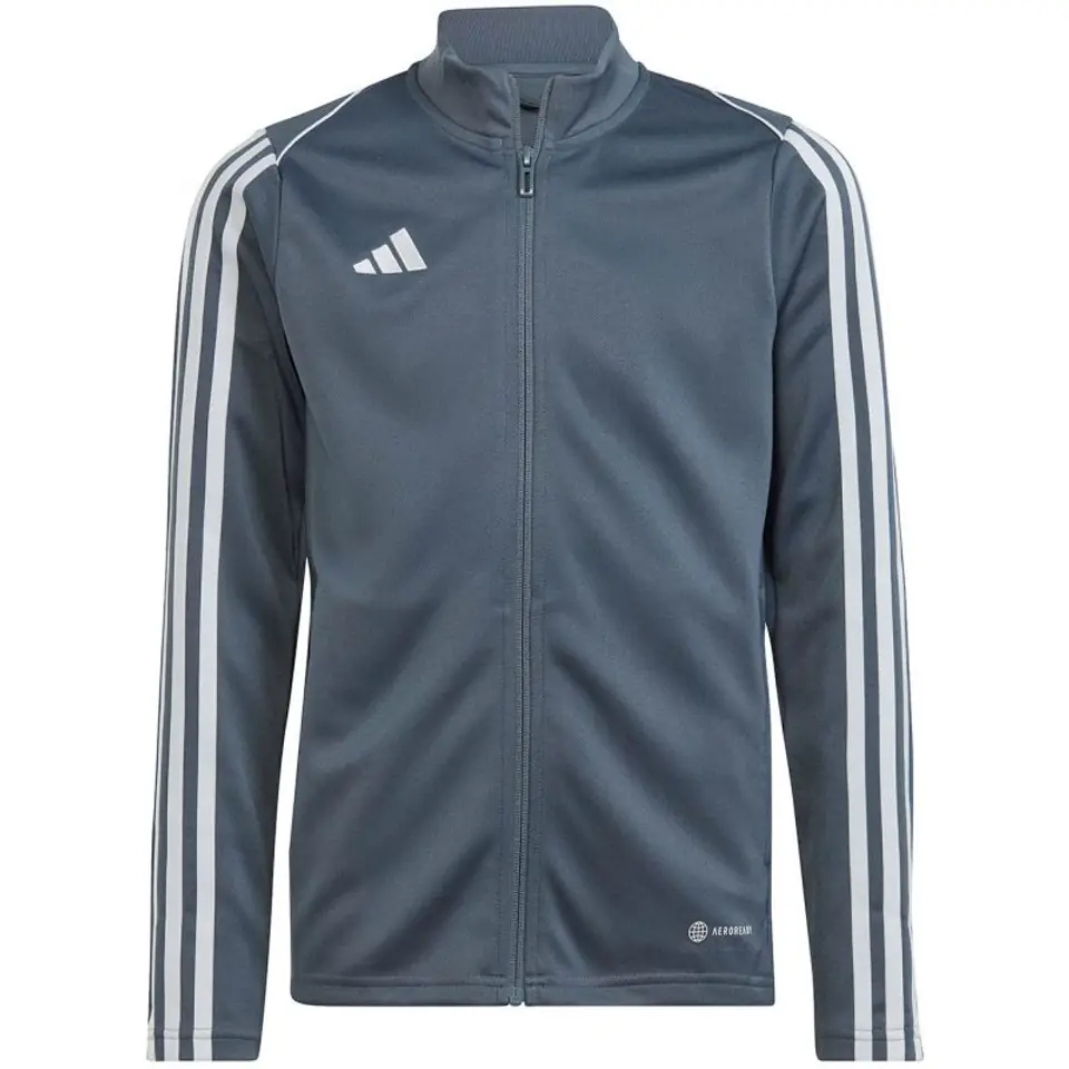 ⁨Bluza dla dzieci adidas Tiro 23 League Training szara HS3523 128cm⁩ at Wasserman.eu