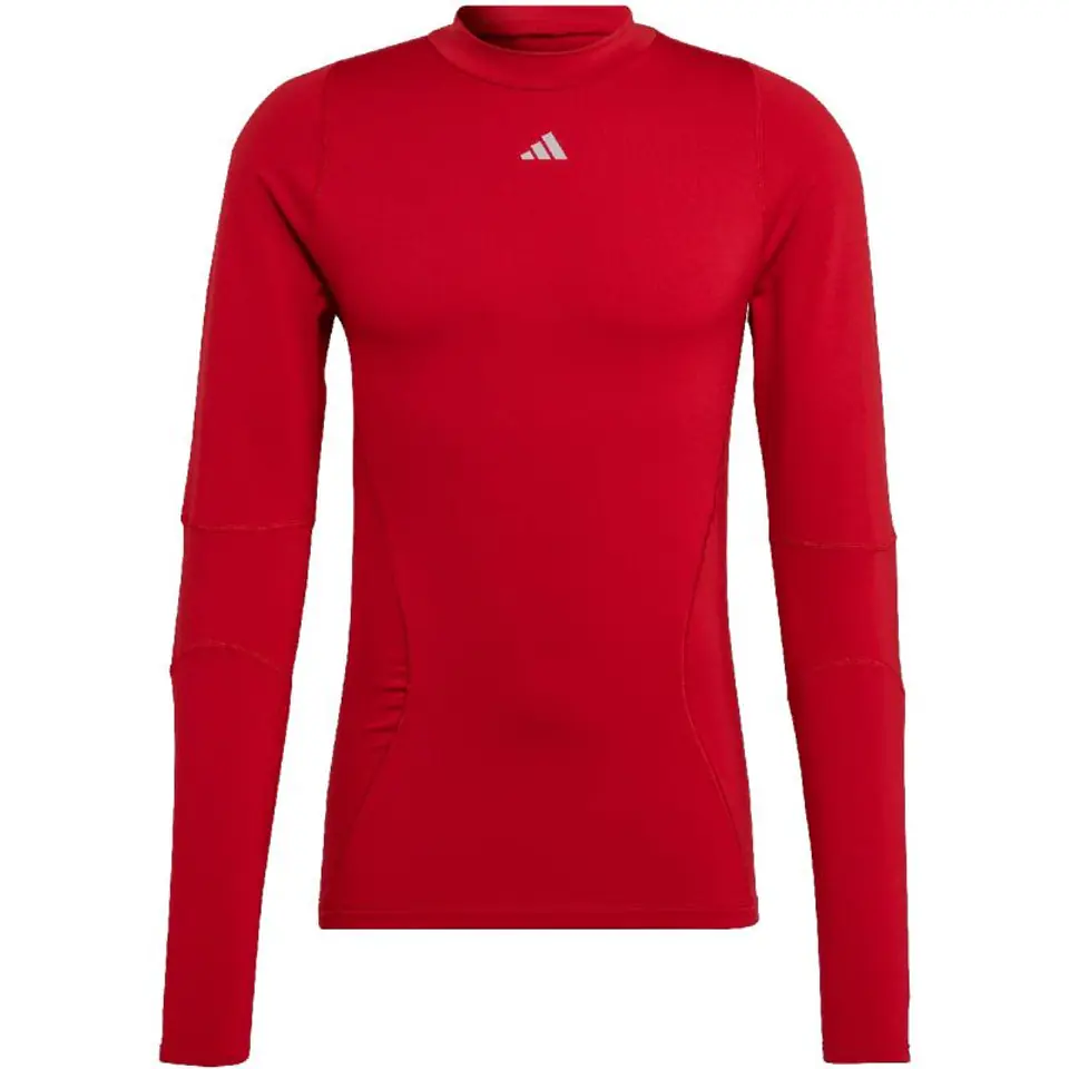 ⁨Koszulka adidas Techfit Cold.Rdy Long Sleeve M (kolor Czerwony, rozmiar 2XL)⁩ w sklepie Wasserman.eu