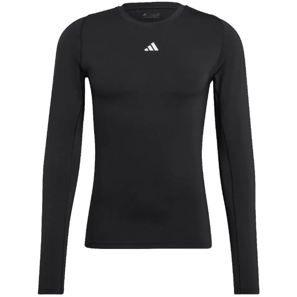 ⁨Koszulka adidas Techfit Aeroready Long Sleeve Tee M (kolor Czarny, rozmiar L)⁩ w sklepie Wasserman.eu