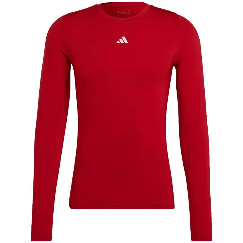 ⁨Koszulka adidas Techfit Aeroready Long Sleeve Tee M (kolor Czerwony, rozmiar 2XL)⁩ w sklepie Wasserman.eu