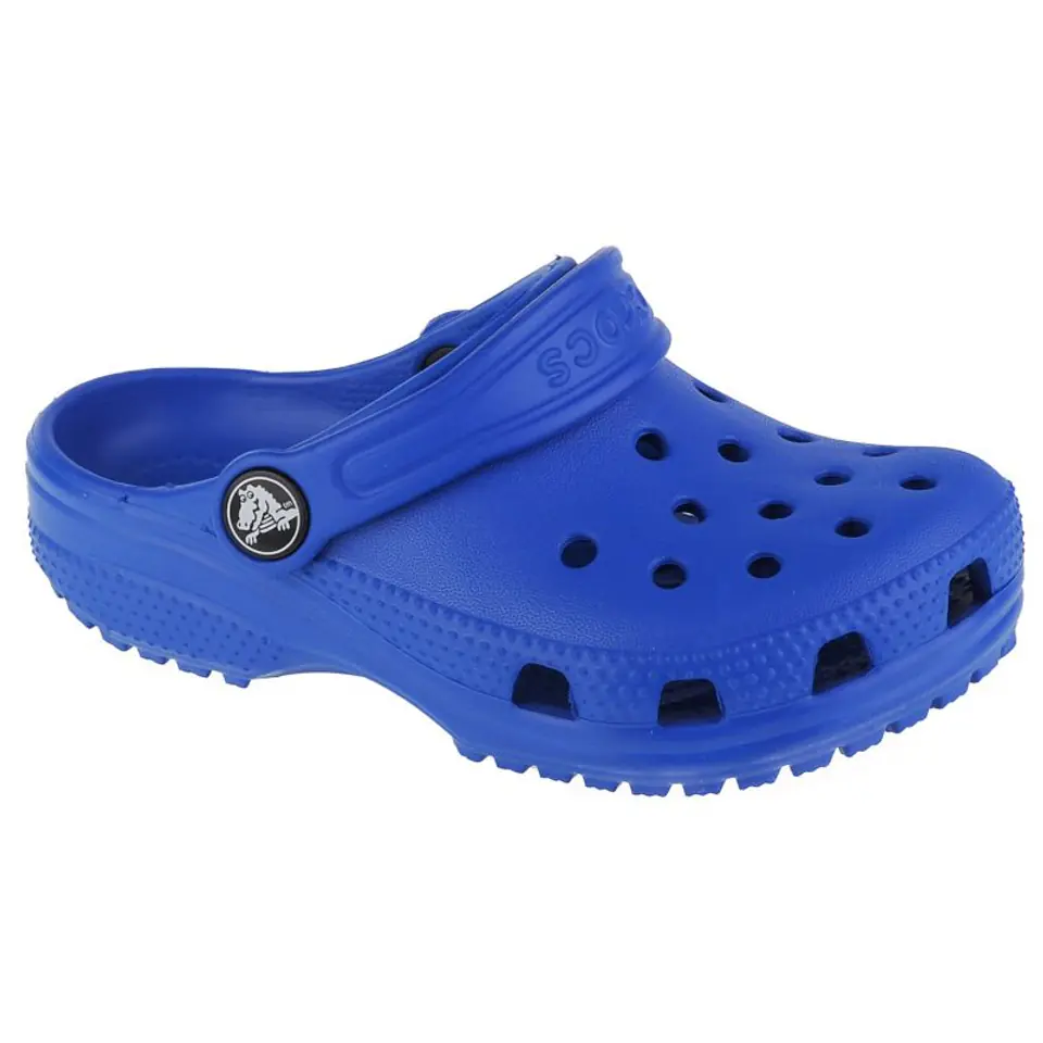 ⁨Klapki Crocs Classic Clog T Jr 206990 (kolor Niebieski, rozmiar 27/28)⁩ w sklepie Wasserman.eu