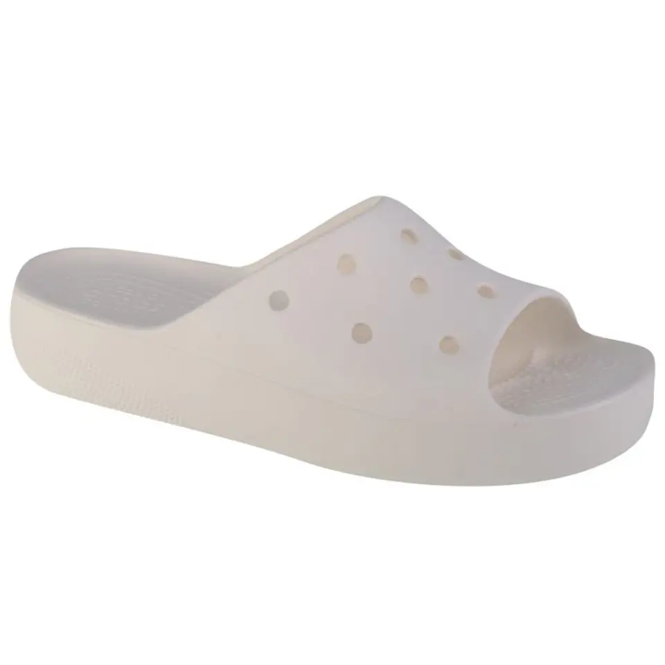 ⁨Klapki Crocs Classic Platform Slide W 208180 (kolor Biały, rozmiar 38/39)⁩ w sklepie Wasserman.eu