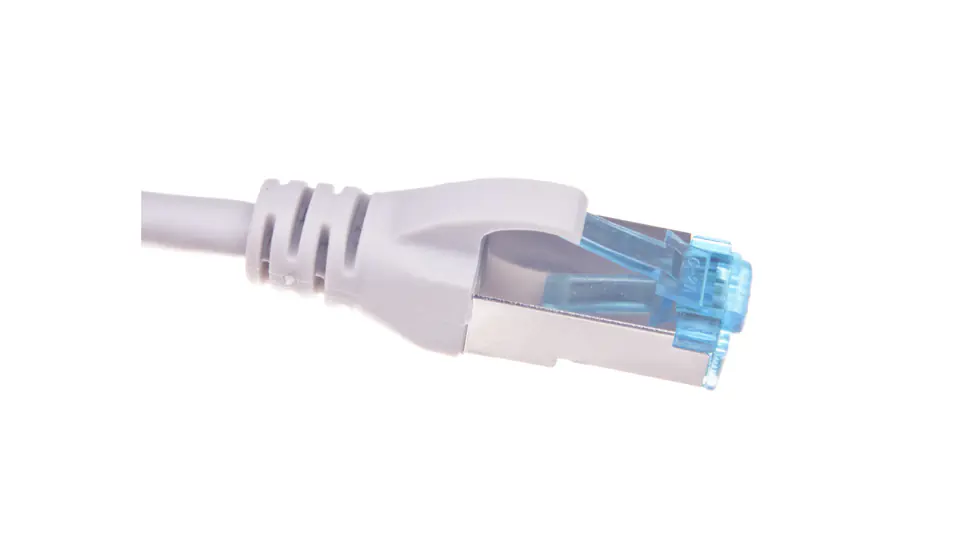 ⁨Kabel krosowy (Patch Cord) F/UTP kat.5e szary 2m DK-1522-020⁩ w sklepie Wasserman.eu