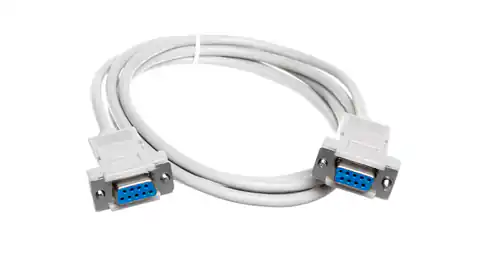 ⁨Kabel połączeniowy RS232 null-modem Typ DSUB9/DSUB9, Ż/Ż beżowy 1,8m AK-610100-018-E⁩ w sklepie Wasserman.eu