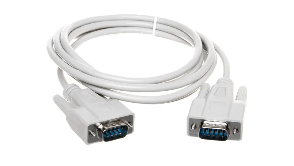 ⁨Kabel połączeniowy RS232 1:1 Typ DSUB9/DSUB9, M/M beżowy 2m AK-610107-020-E⁩ w sklepie Wasserman.eu