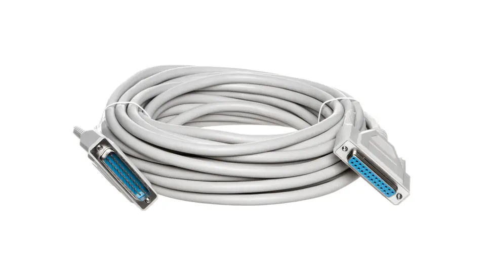 ⁨Kabel przedłużający LPT 1:1 Typ DSUB25/DSUB25, M/Ż beżowy 10m AK-610201-100-E⁩ w sklepie Wasserman.eu