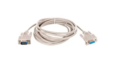 ⁨Kabel przedłużający RS232 1:1 Typ DSUB9/DSUB9, M/Ż beżowy 3m AK-610203-030-E⁩ w sklepie Wasserman.eu
