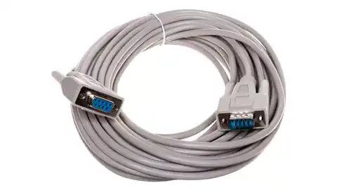 ⁨Kabel przedłużający RS232 1:1 Typ DSUB9/DSUB9, M/Ż beżowy 10m AK-610203-100-E⁩ w sklepie Wasserman.eu