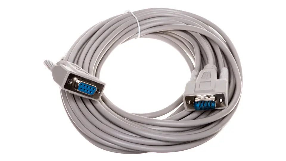 ⁨Extension cable RS232 1:1 Type DSUB9/DSUB9, M/Ż beige 10m AK-610203-100-E⁩ at Wasserman.eu