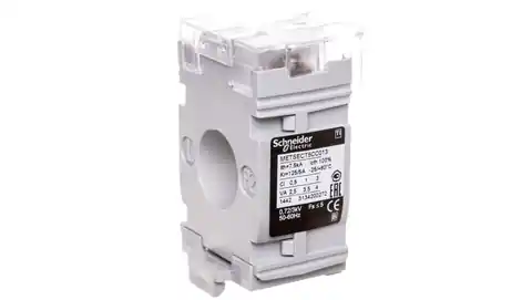 ⁨Current transformer 125/5A 2,5VA class 0,5 FS5 for cable fi21 DIN 125/5 METSECT5CC013⁩ at Wasserman.eu