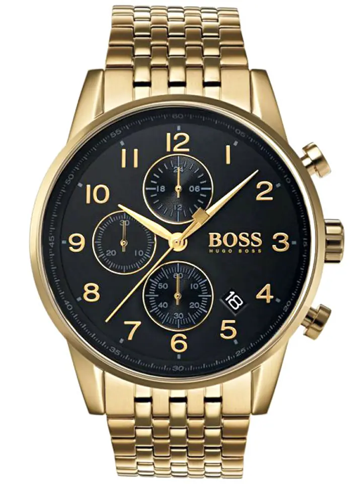 ⁨ZEGAREK MĘSKI HUGO BOSS 1513531 - NAVIGATOR zh034a⁩ w sklepie Wasserman.eu